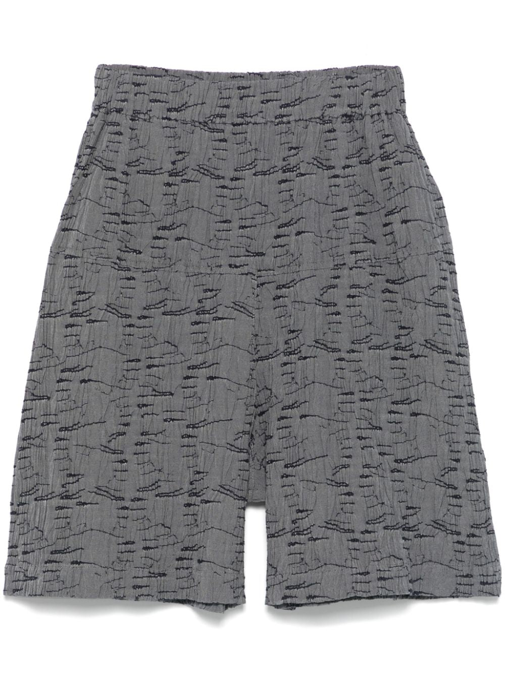 Eclipse Shorts in Grey Outline Fingers from Henrik Vibskov