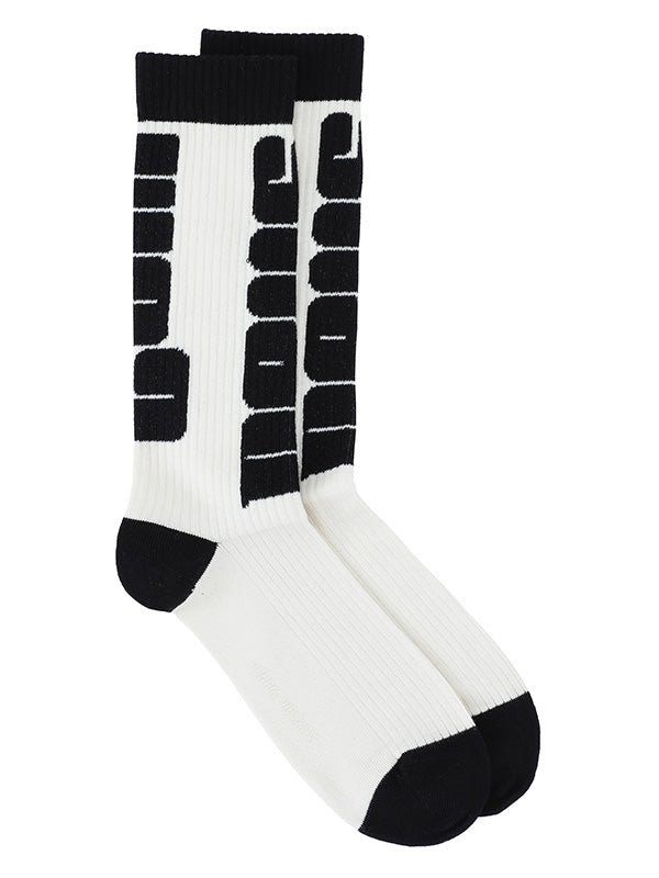 Henrik Vibskov - Enigma sport socks homme black white bold