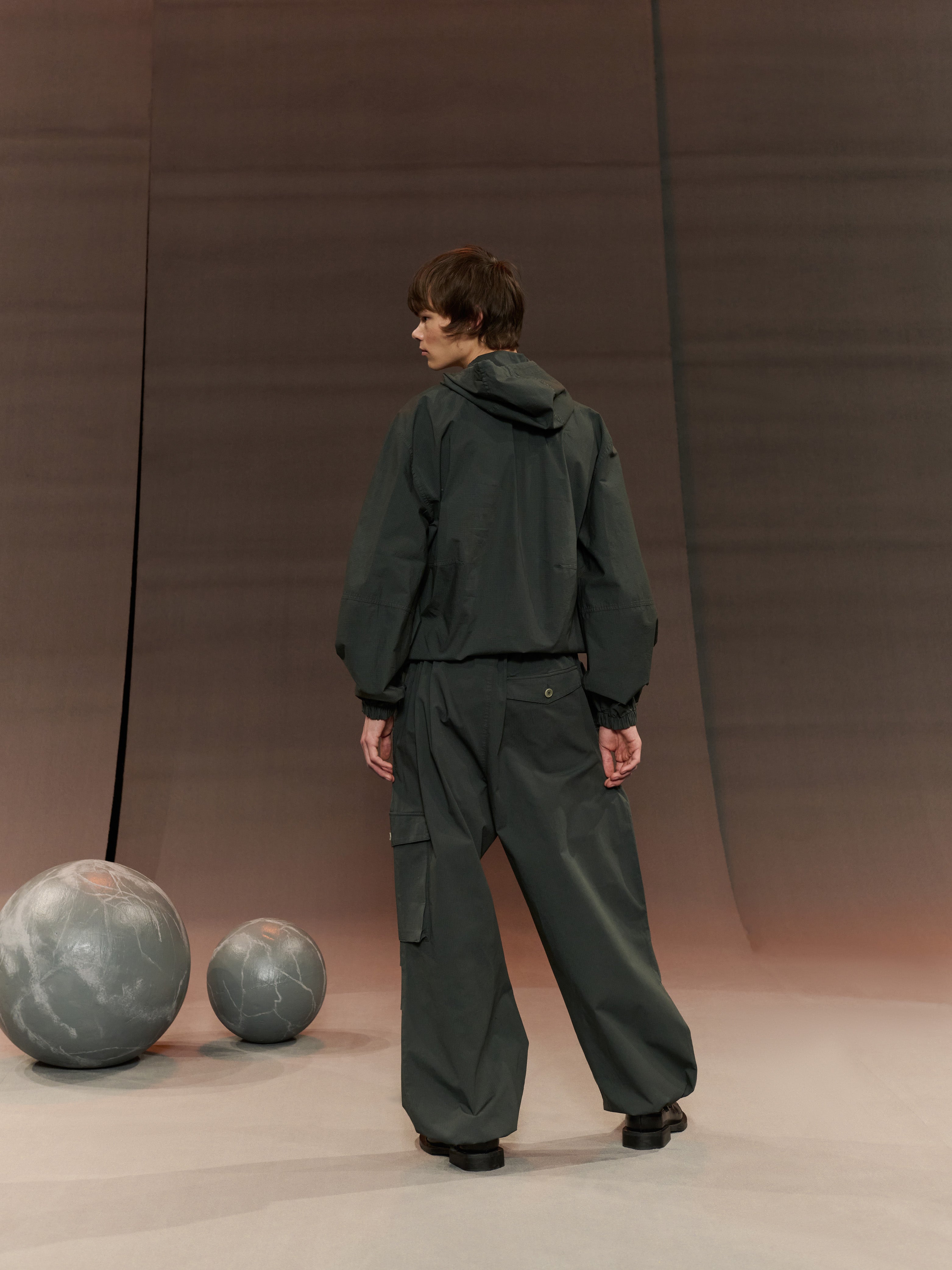 Field Pants in Dark Petrol from Henrik Vibskov