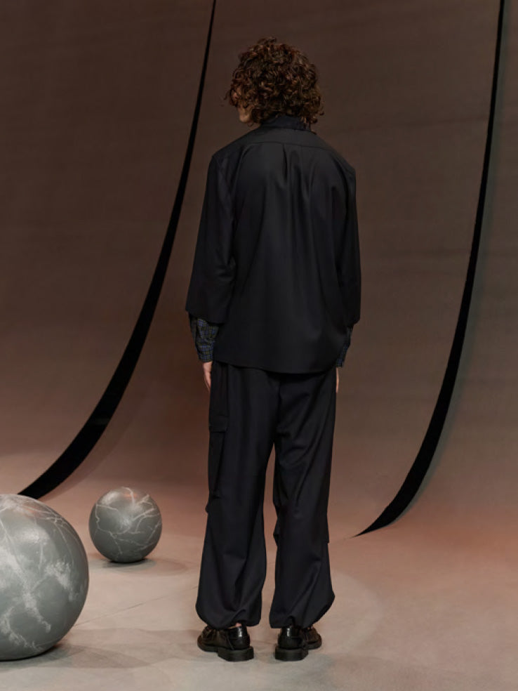 Field Pants in Tropical Navy from Henrik Vibskov