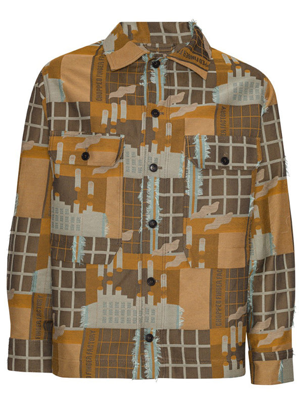 Field Shirt in Spice Finger Factory from Henrik Vibskov