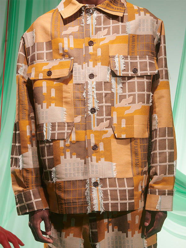Field Shirt in Spice Finger Factory from Henrik Vibskov