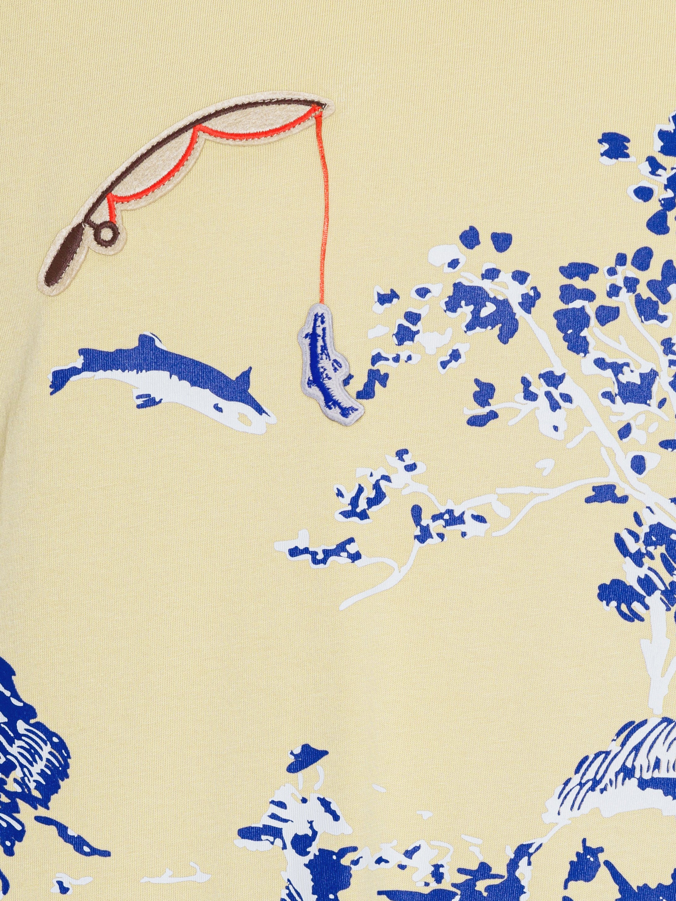 Fishing Rod Tee in Mojave from Henrik Vibskov