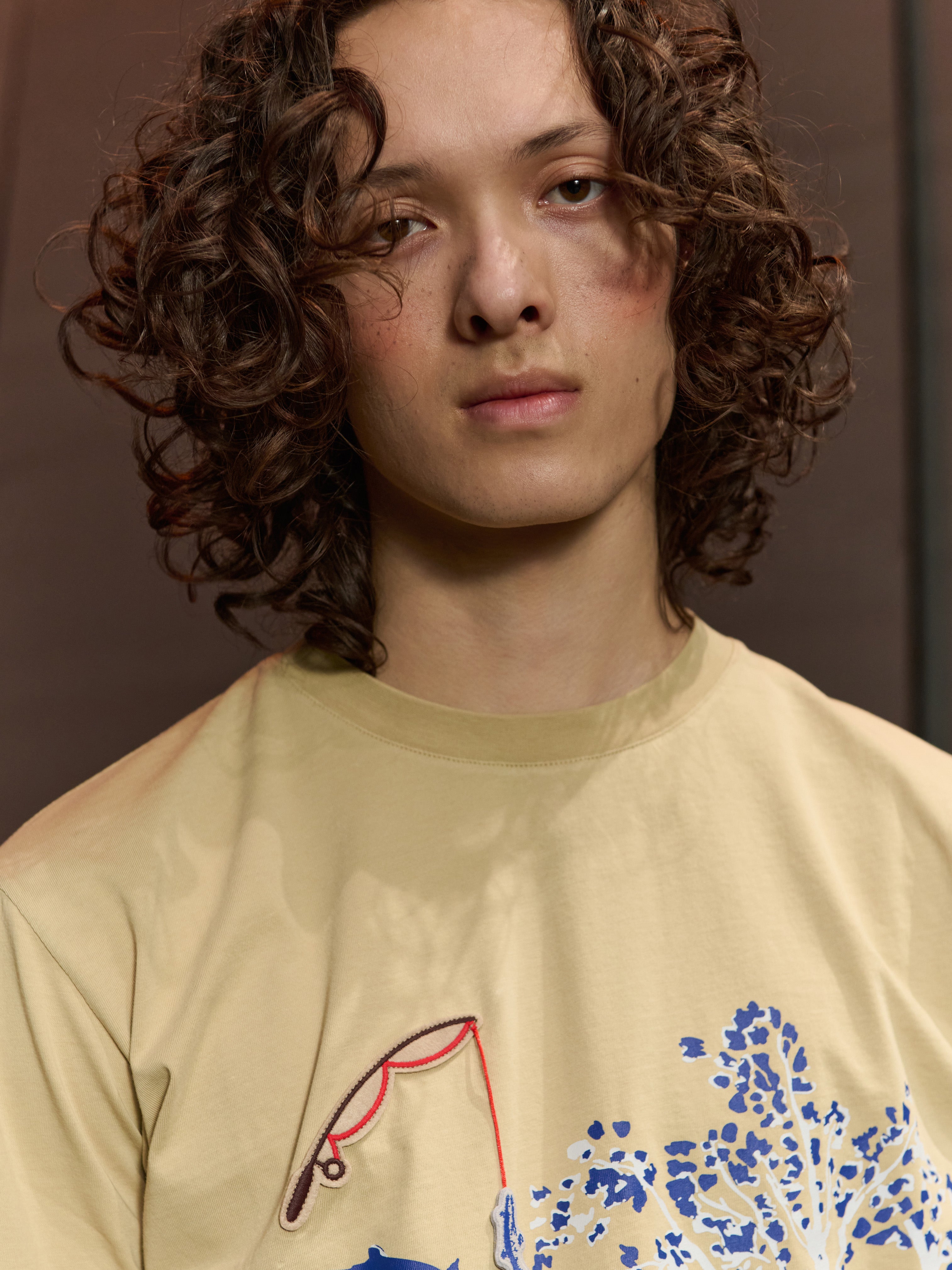 Fishing Rod Tee in Mojave from Henrik Vibskov