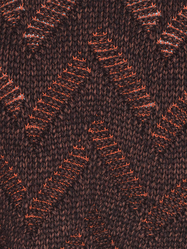 Flat Knitted Sweater in Flat Brown from Henrik Vibskov
