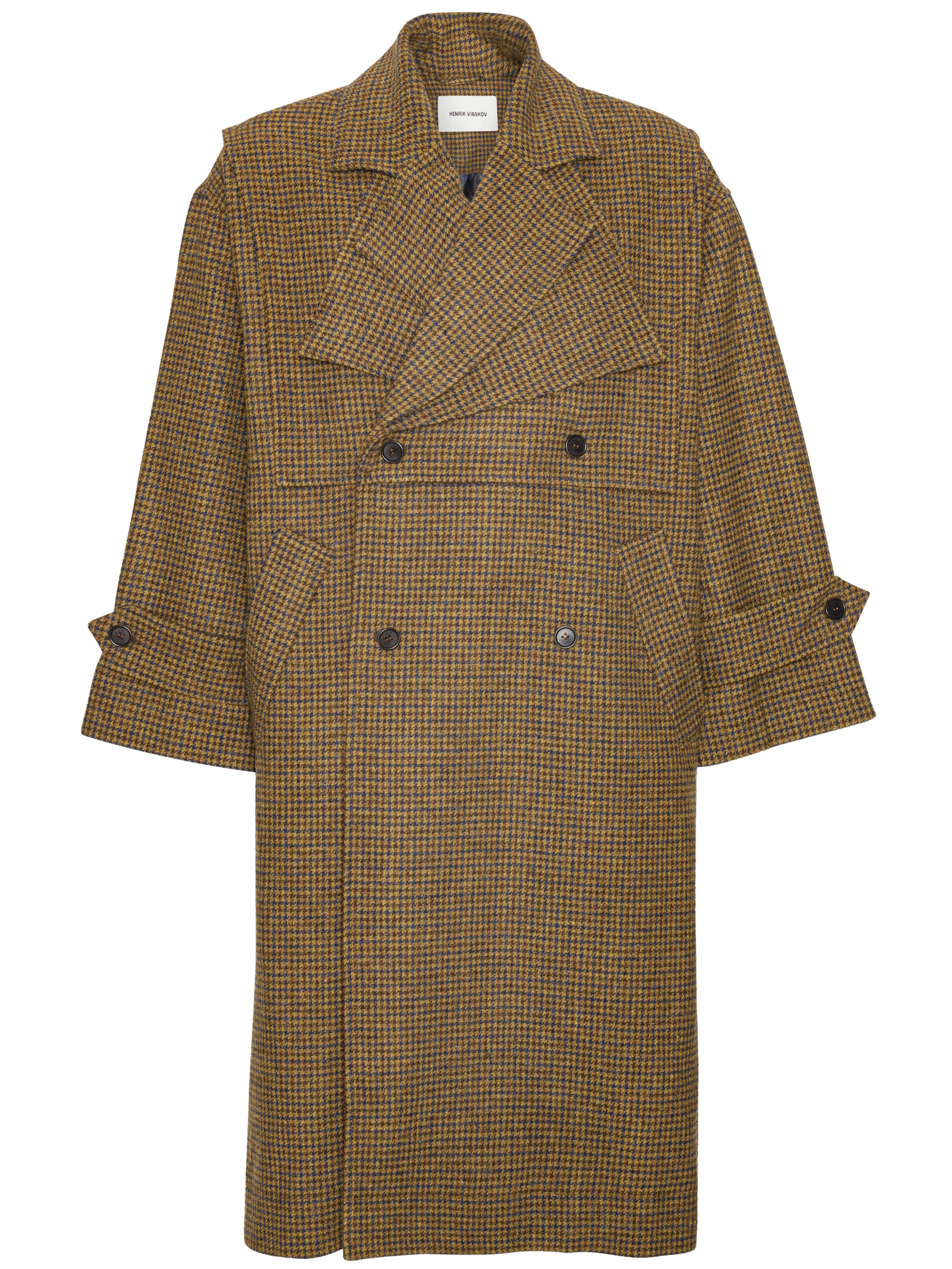 Hands Down Coat in Pied De Poule from Henrik Vibskov