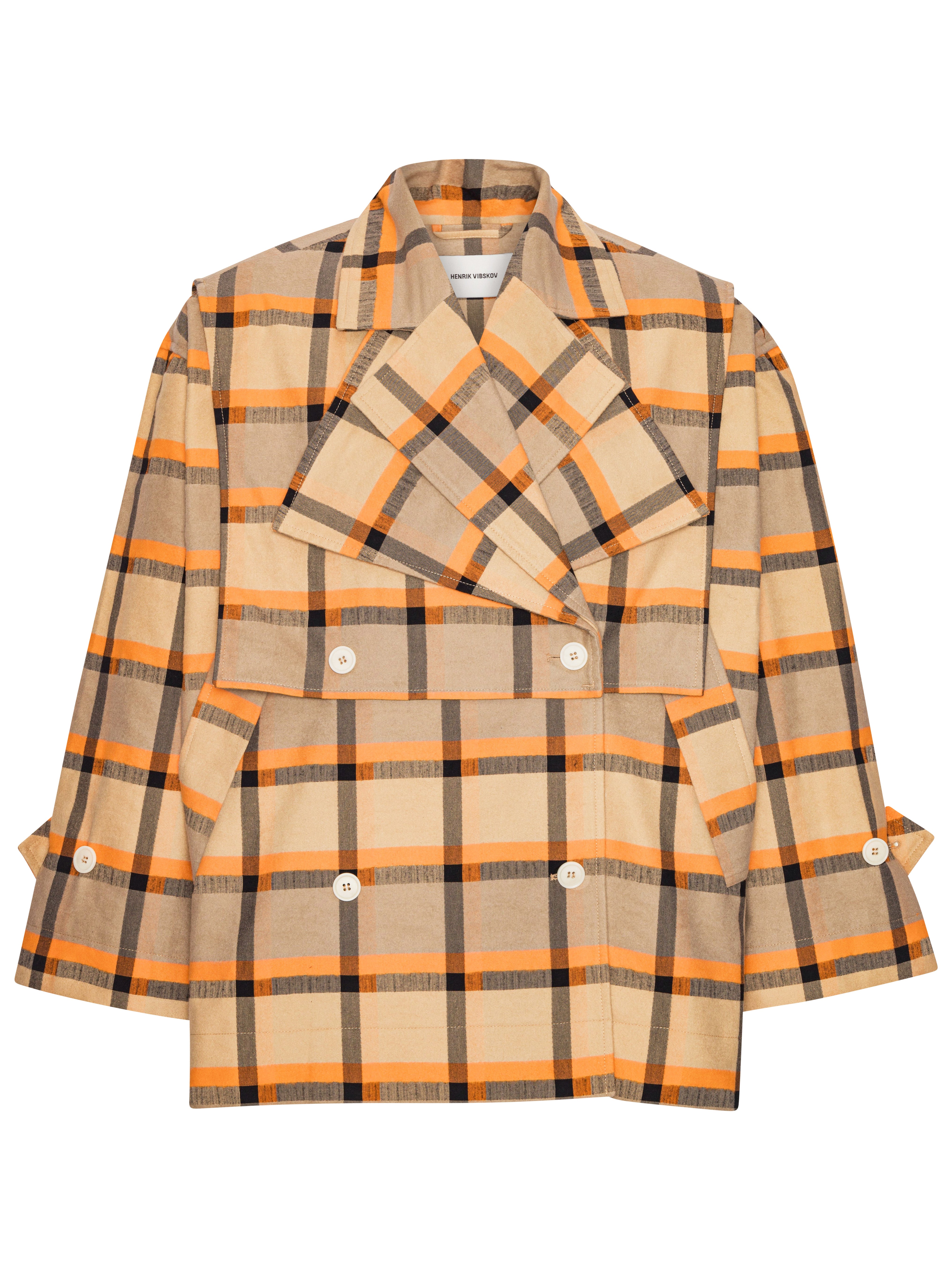 Hands Down Jacket in Trench Checks from Henrik Vibskov