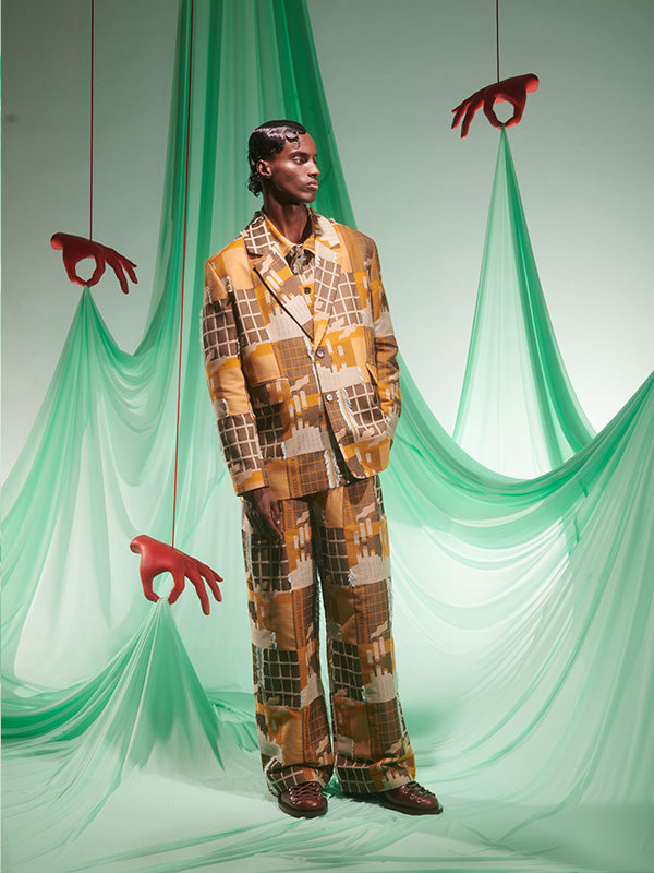 Hands Down Pants in Spice Finger Factory from Henrik Vibskov