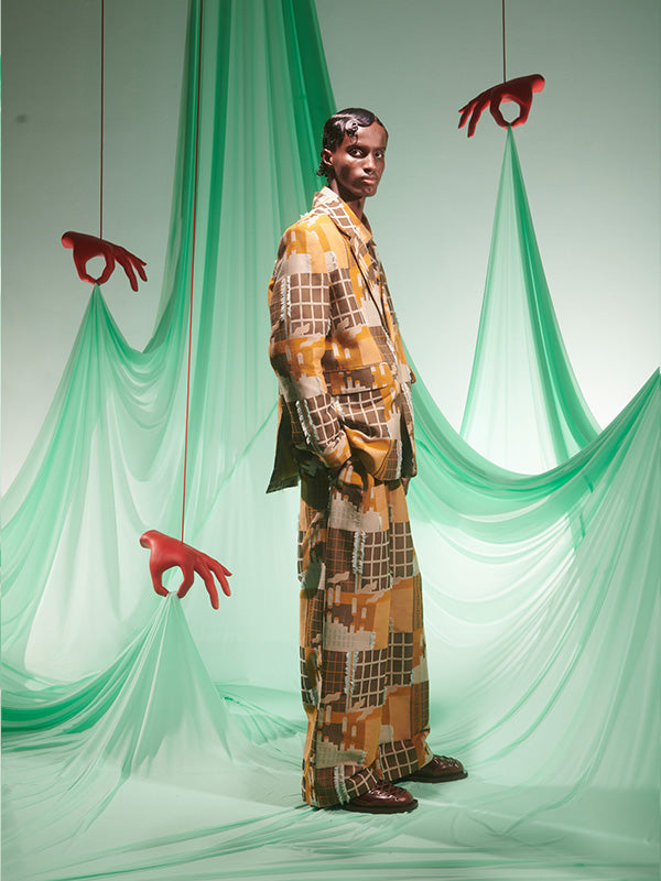 Hands Down Pants in Spice Finger Factory from Henrik Vibskov