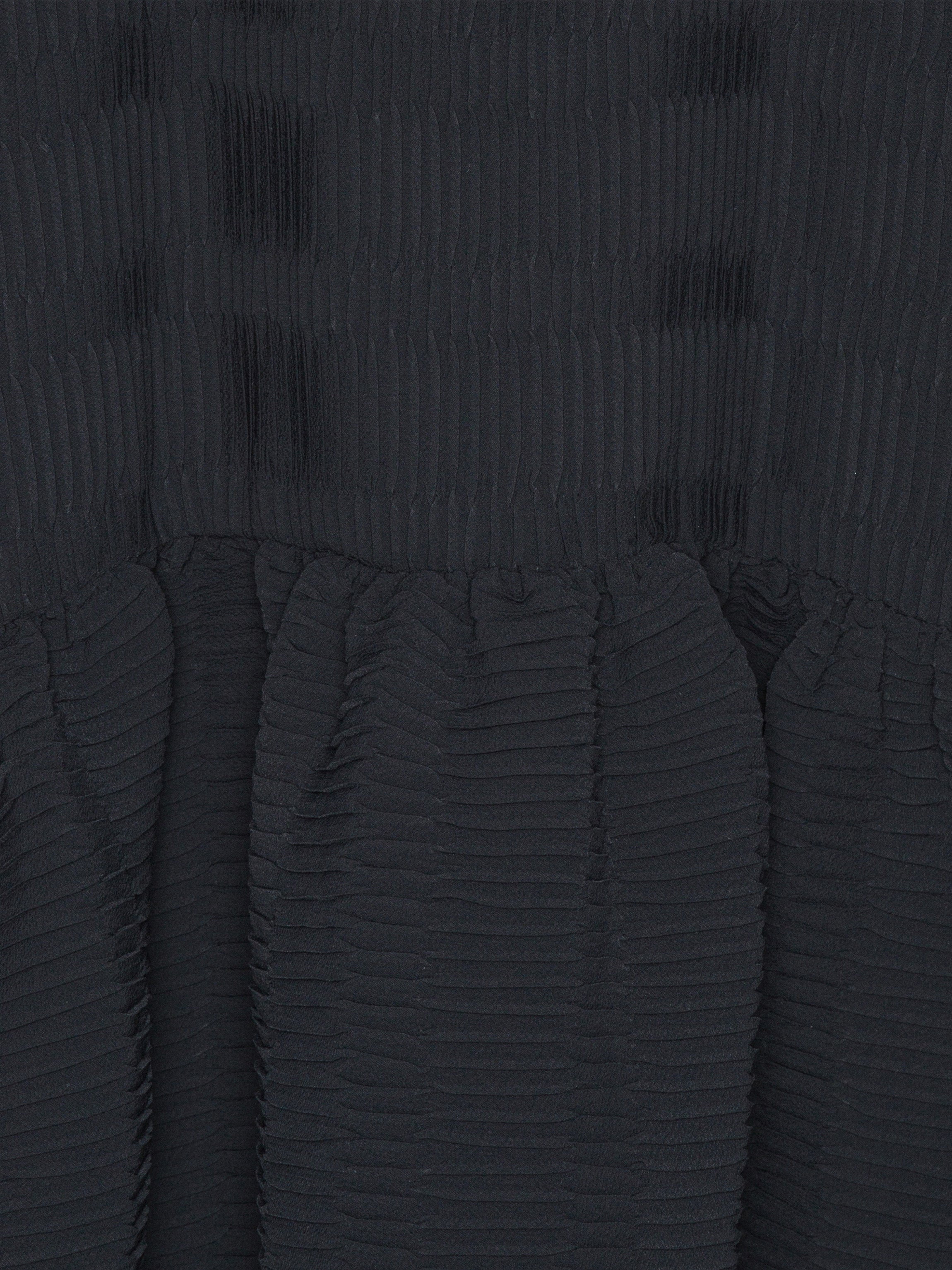 Hilly Plisse Dress - Black-[-Henrik Vibskov-3