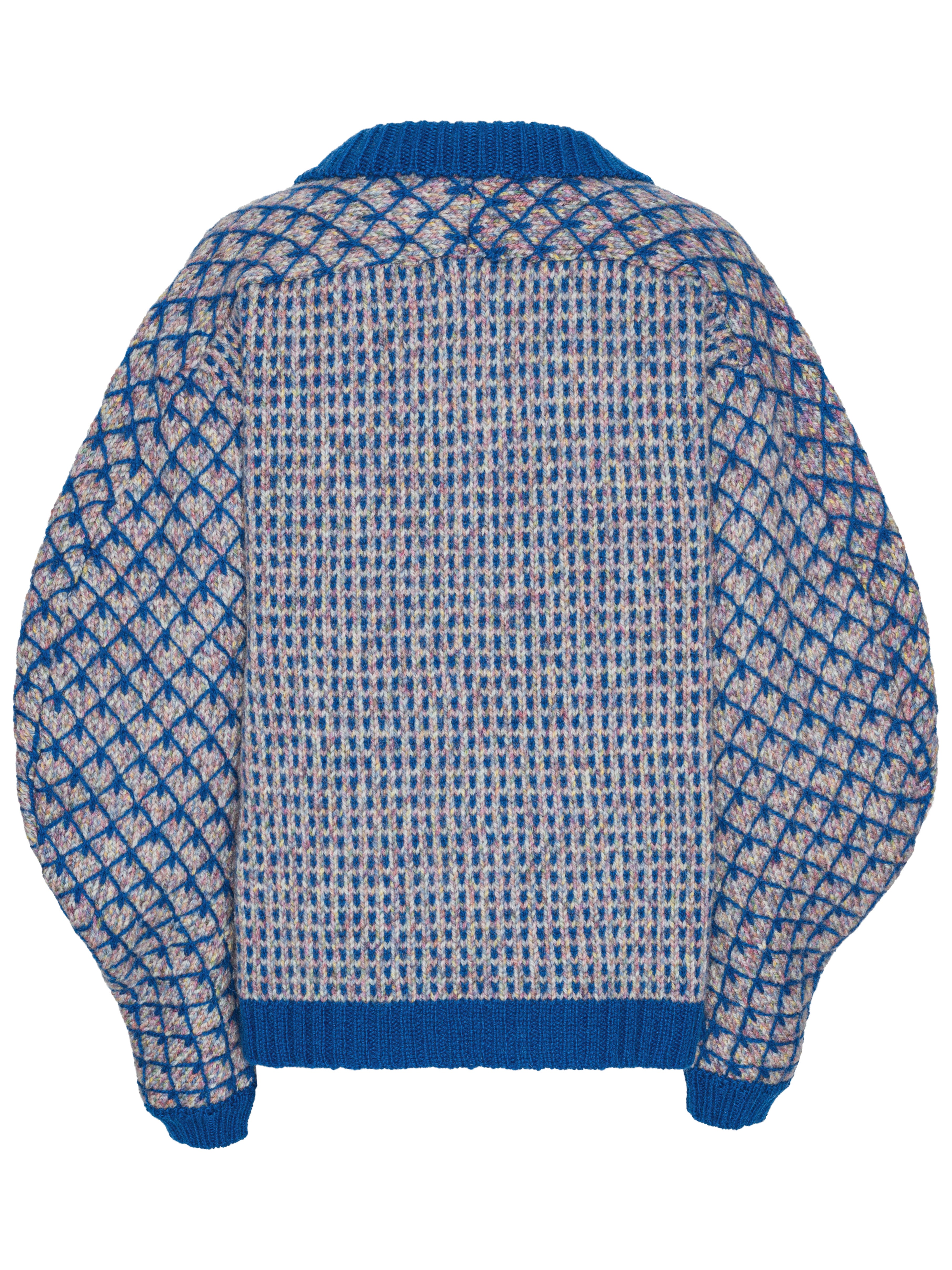 Kimchi Cardigan in Blue Party from Henrik Vibskov