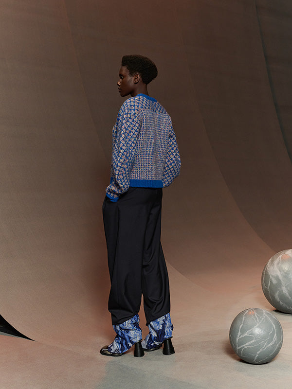Kimchi Sweater in Blue Party from Henrik Vibskov