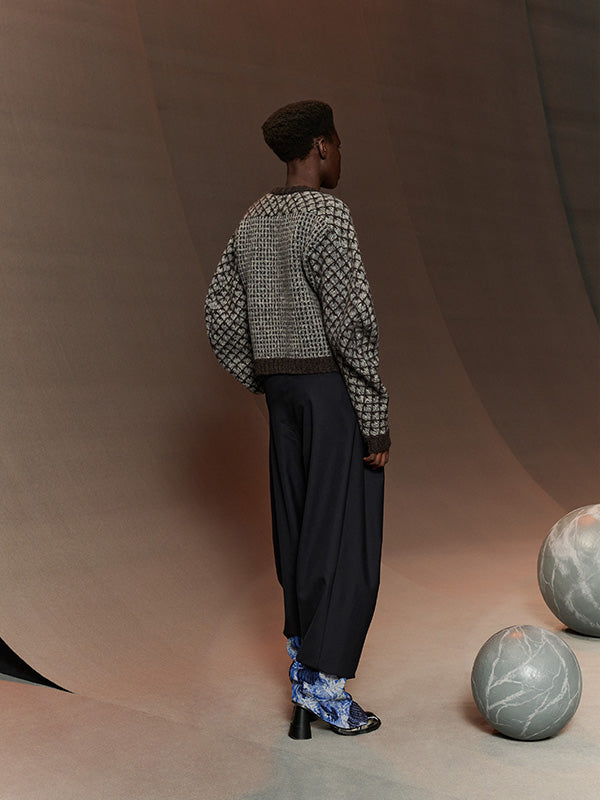 Kimchi Sweater in Brown Party from Henrik Vibskov