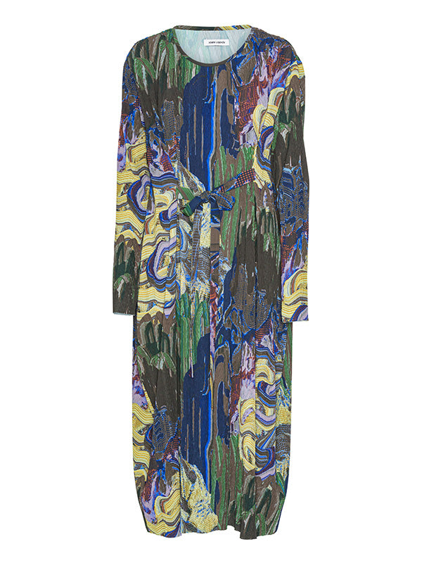 O Dress in Graphic Slopes Dark from Henrik Vibskov