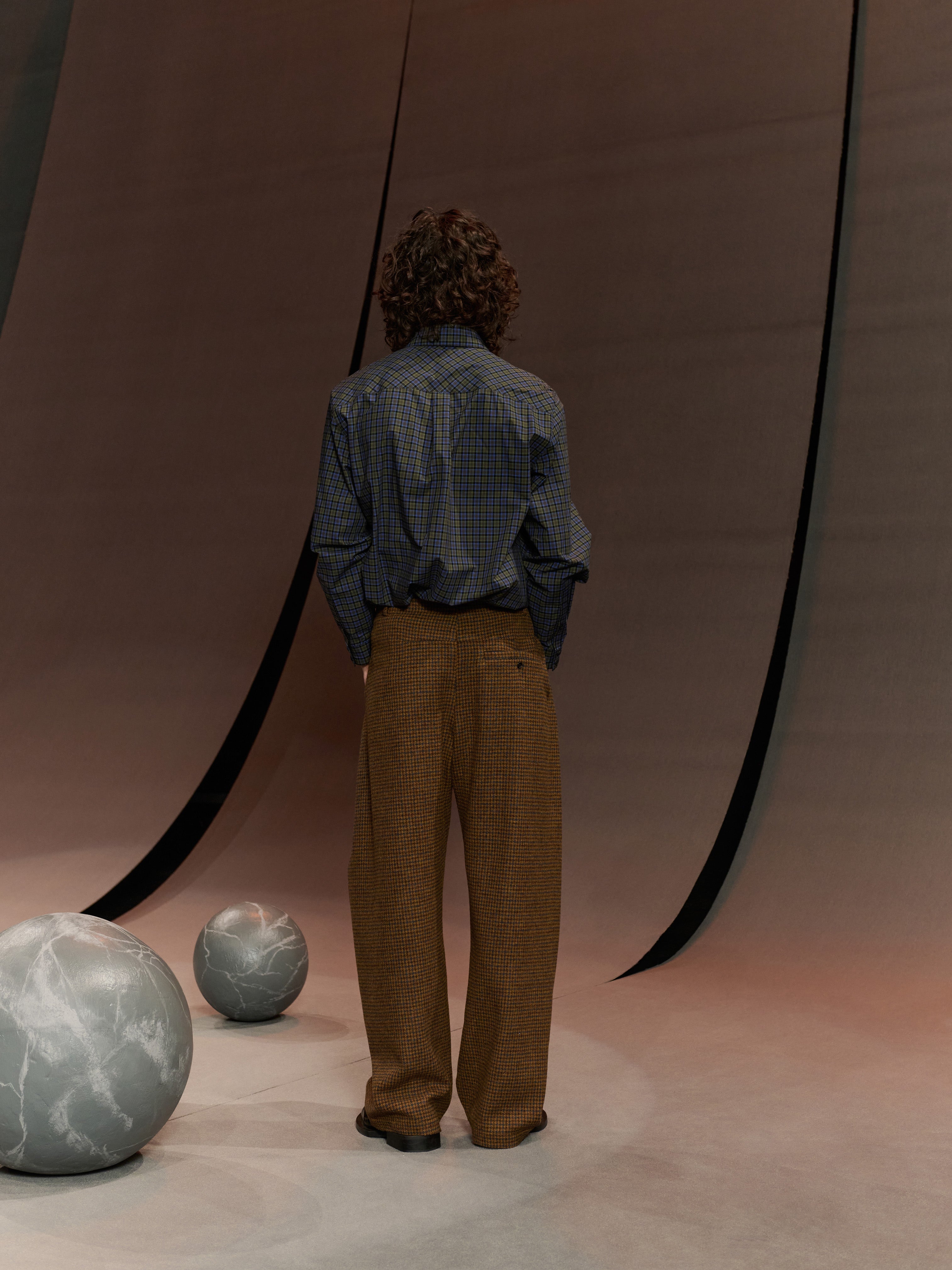 One Pants in Pied De Poule from Henrik Vibskov