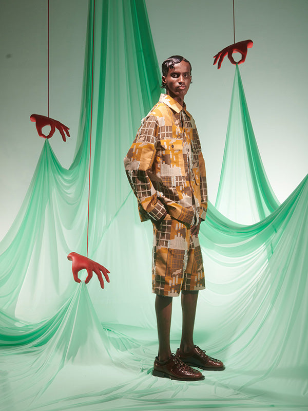 Participant Shorts in Spice Finger Factory from Henrik Vibskov
