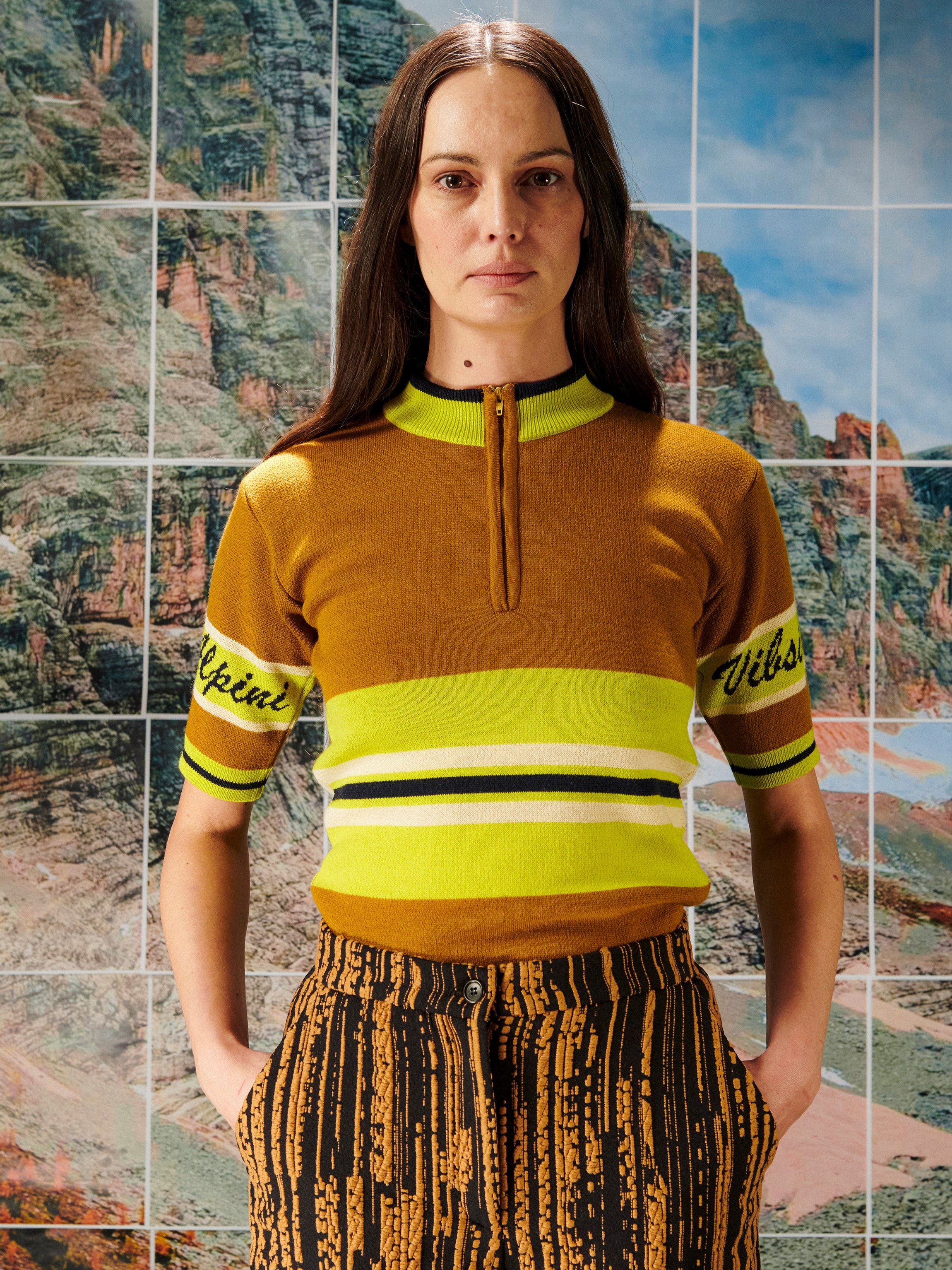 Race Jersey Short Sleeve - Camel Alpini-[-Henrik Vibskov-4