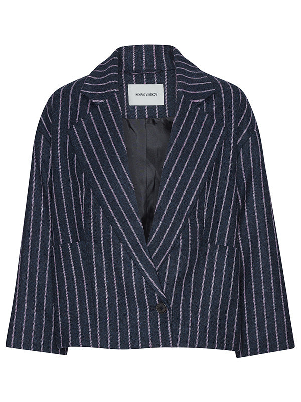 Shady Suit Jacket in Pinstripe from Henrik Vibskov