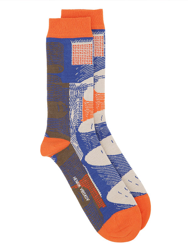 Slope Socks in Slopes Orange from Henrik Vibskov