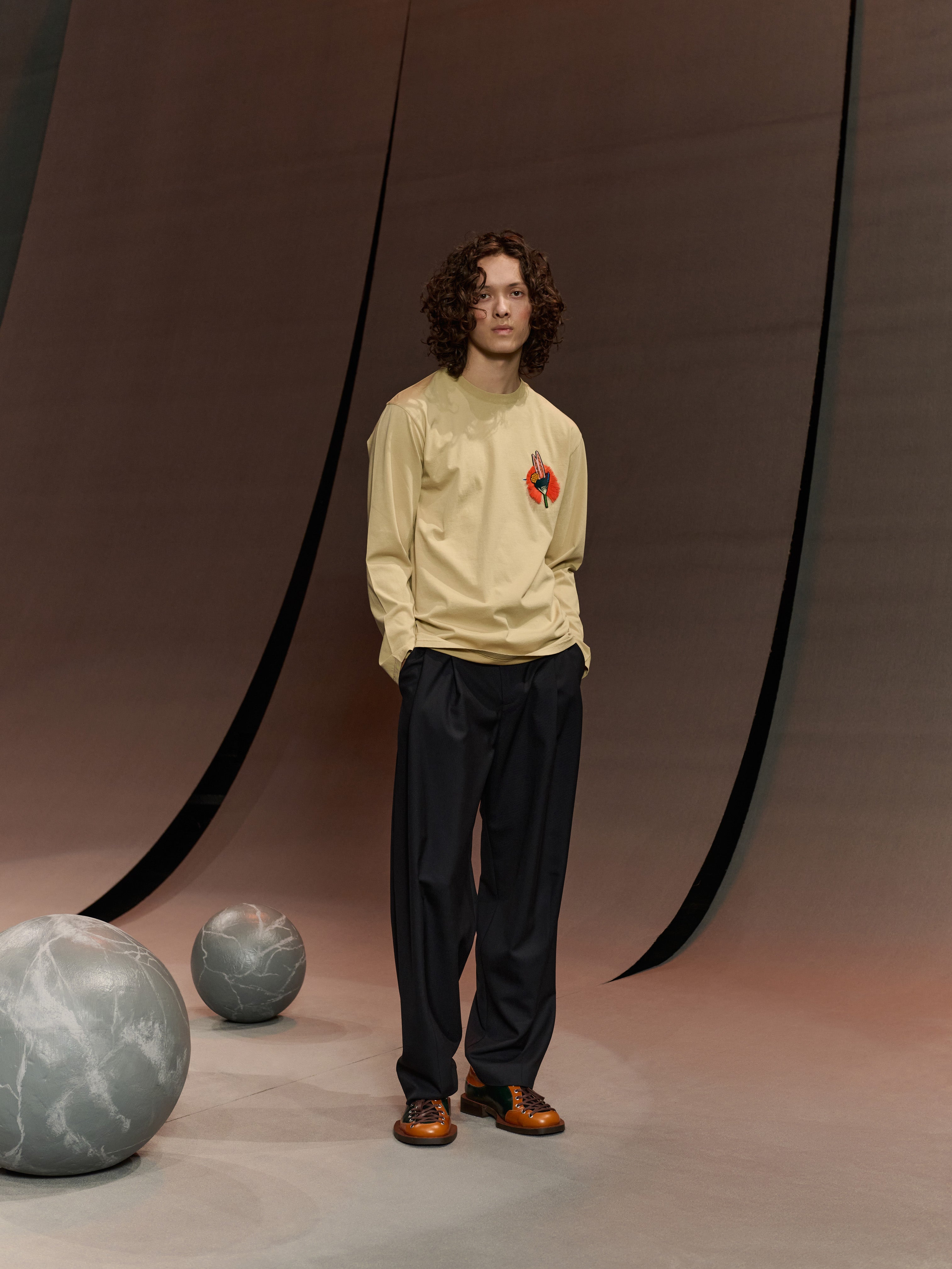 Slopes Longsleeve in Mojave from Henrik Vibskov