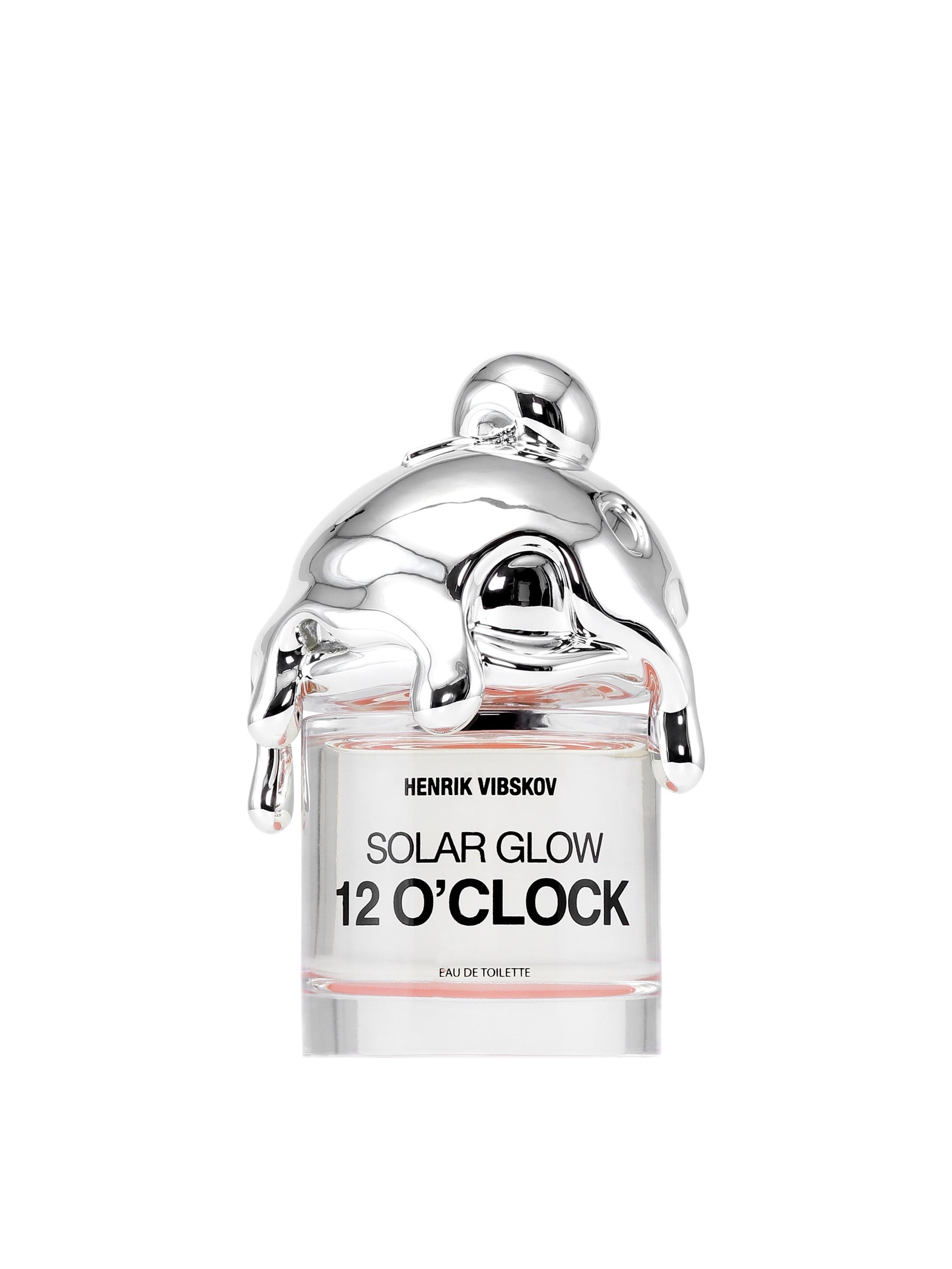 Henrik Vibskov Solar Glow 12 O'Clock perfume bottle on a white background