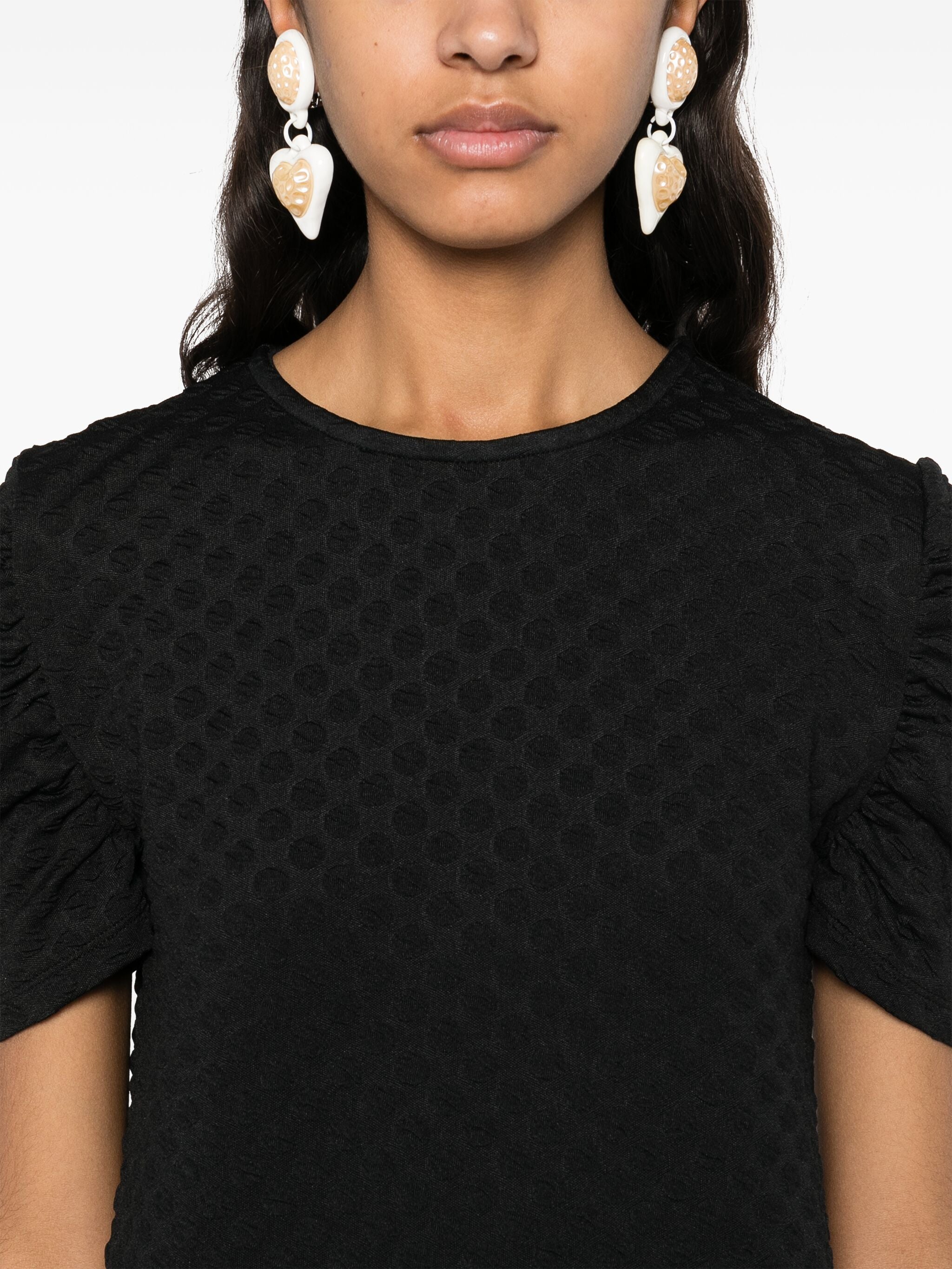 Sun Reflection Dress in Black Bubbles from Henrik Vibskov