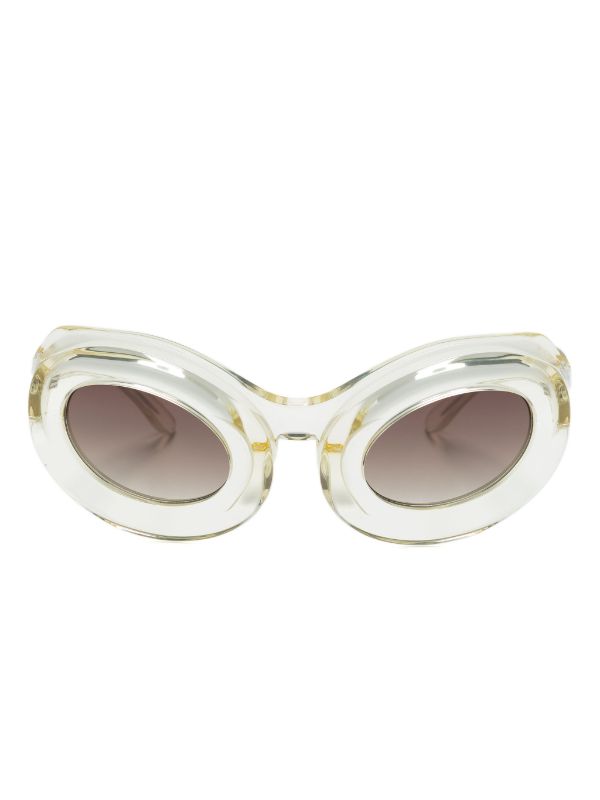 Henrik Vibskov - Tyler Sunglasses in Transparent Yellow Brown