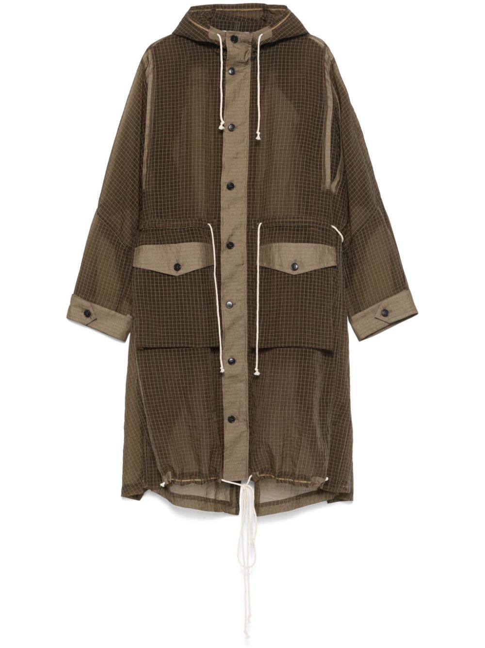 Uncut Parka in Military Olive from Henrik Vibskov