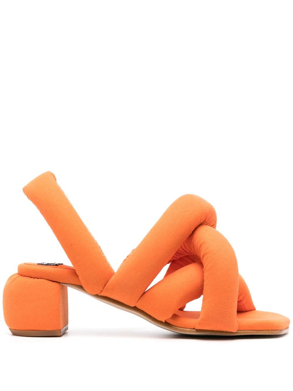 Henrik Vibskov x Yume Yume - Sausage heel in Flame orange