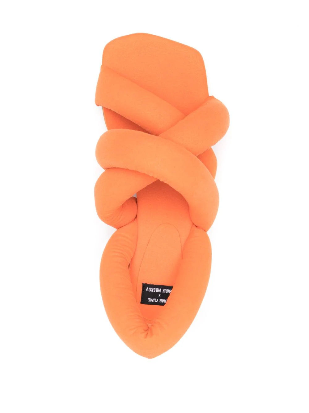 Henrik Vibskov x Yume Yume - Sausage heel in Flame orange
