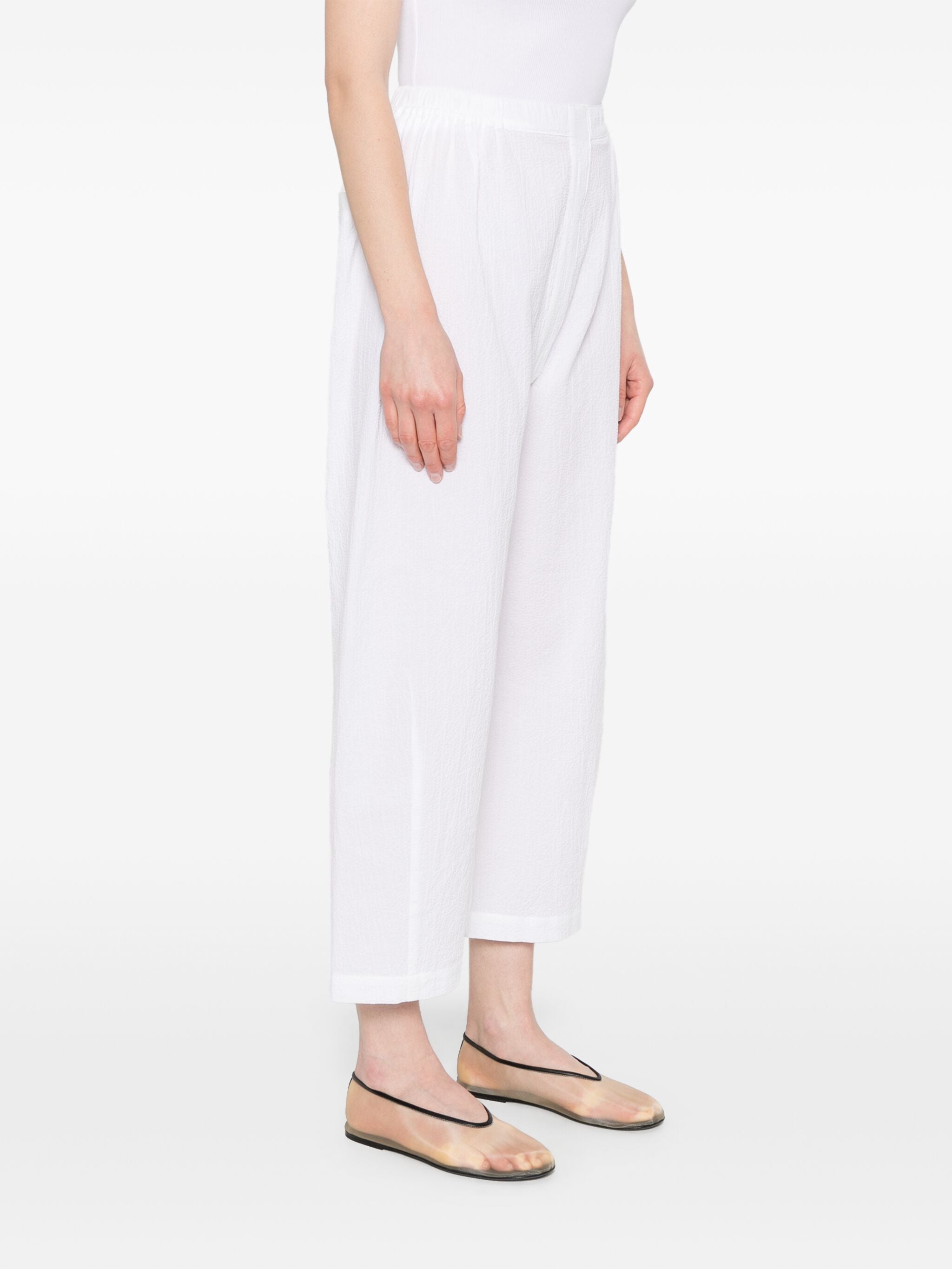 Split Pants in White from Henrik Vibskov