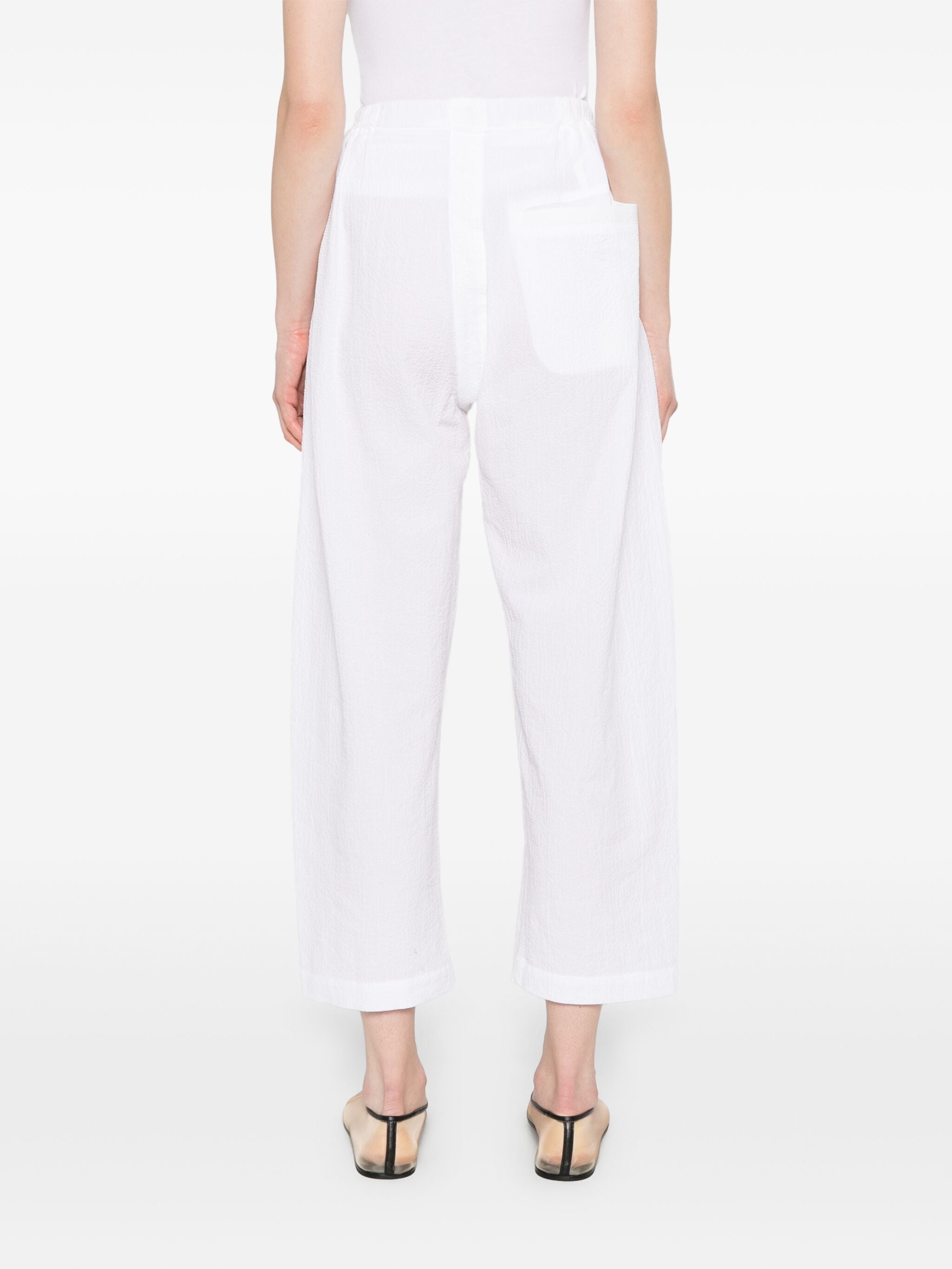 Split Pants in White from Henrik Vibskov