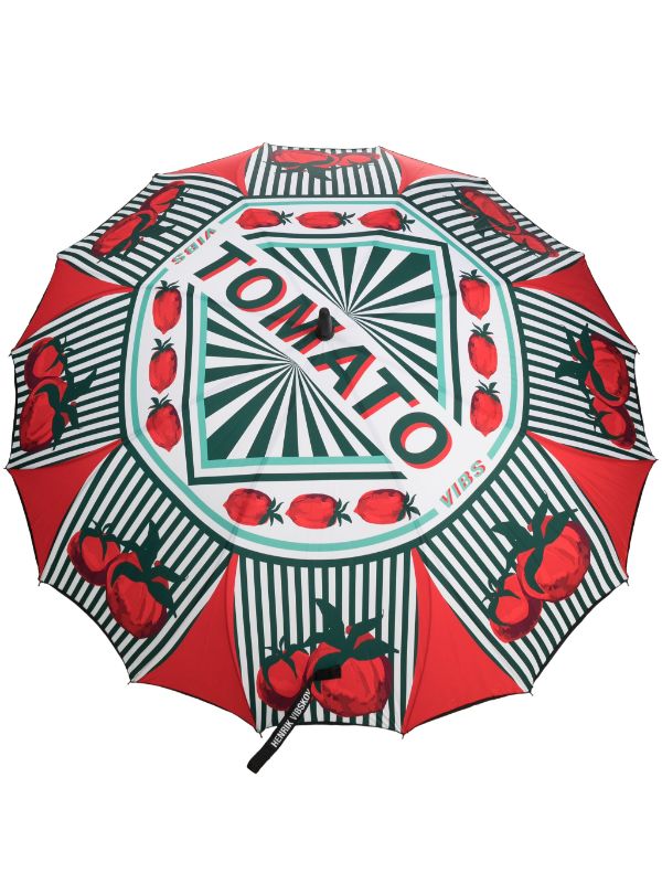 Tomato Umbrella - White Red Tomato Can-[-Henrik Vibskov-5