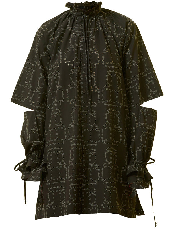 Henrik Vibskov │ Void Filler Blouse in Black Punched Boxes
