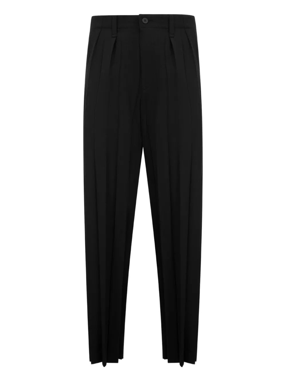 October AW25 Edge Ensemble Pants - Black-[-Issey Miyake Homme Plisse-1