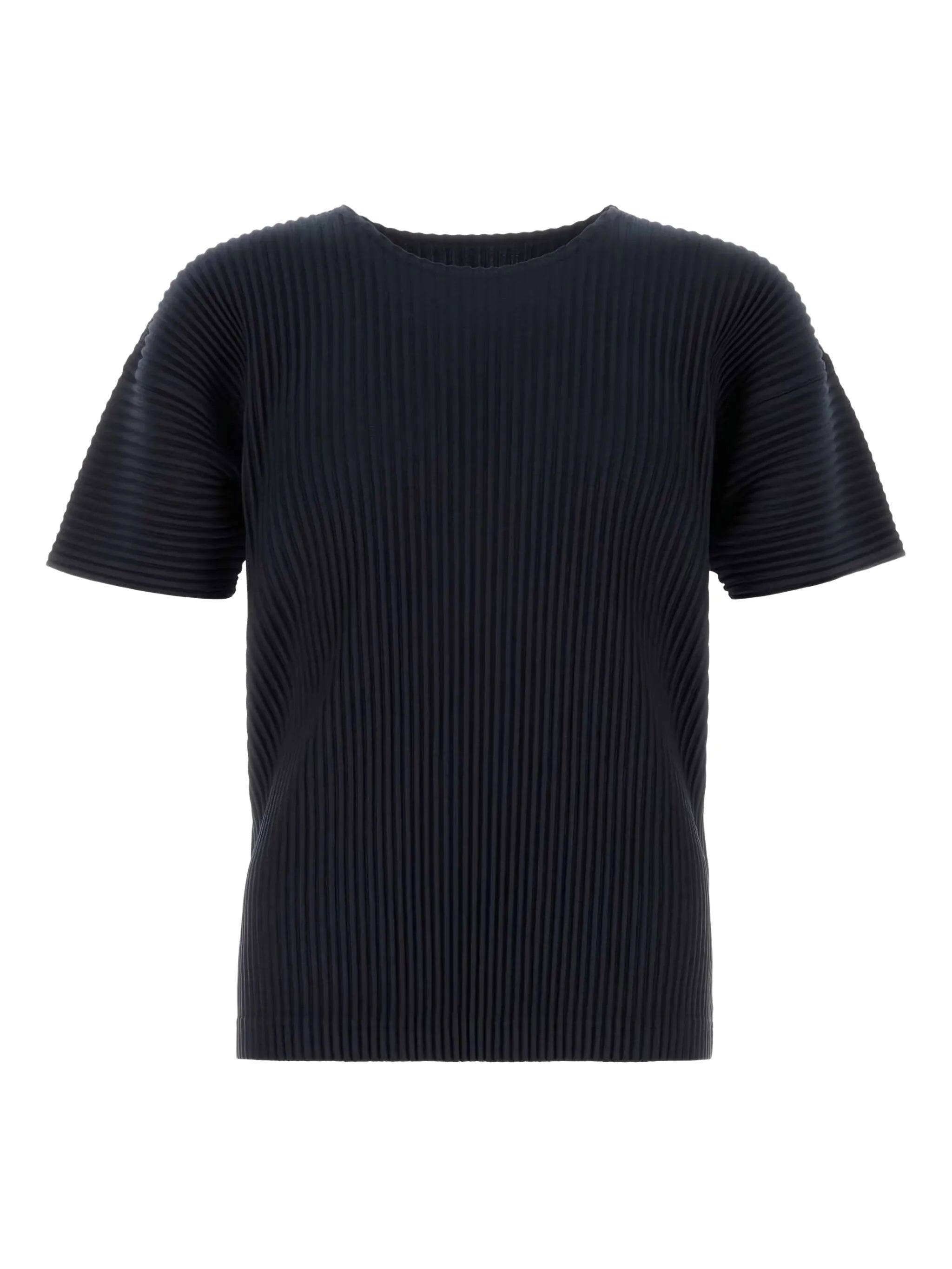 SS25 Short-Sleeve T-Shirt in Navy from Homme Plissé Issey Miyake
