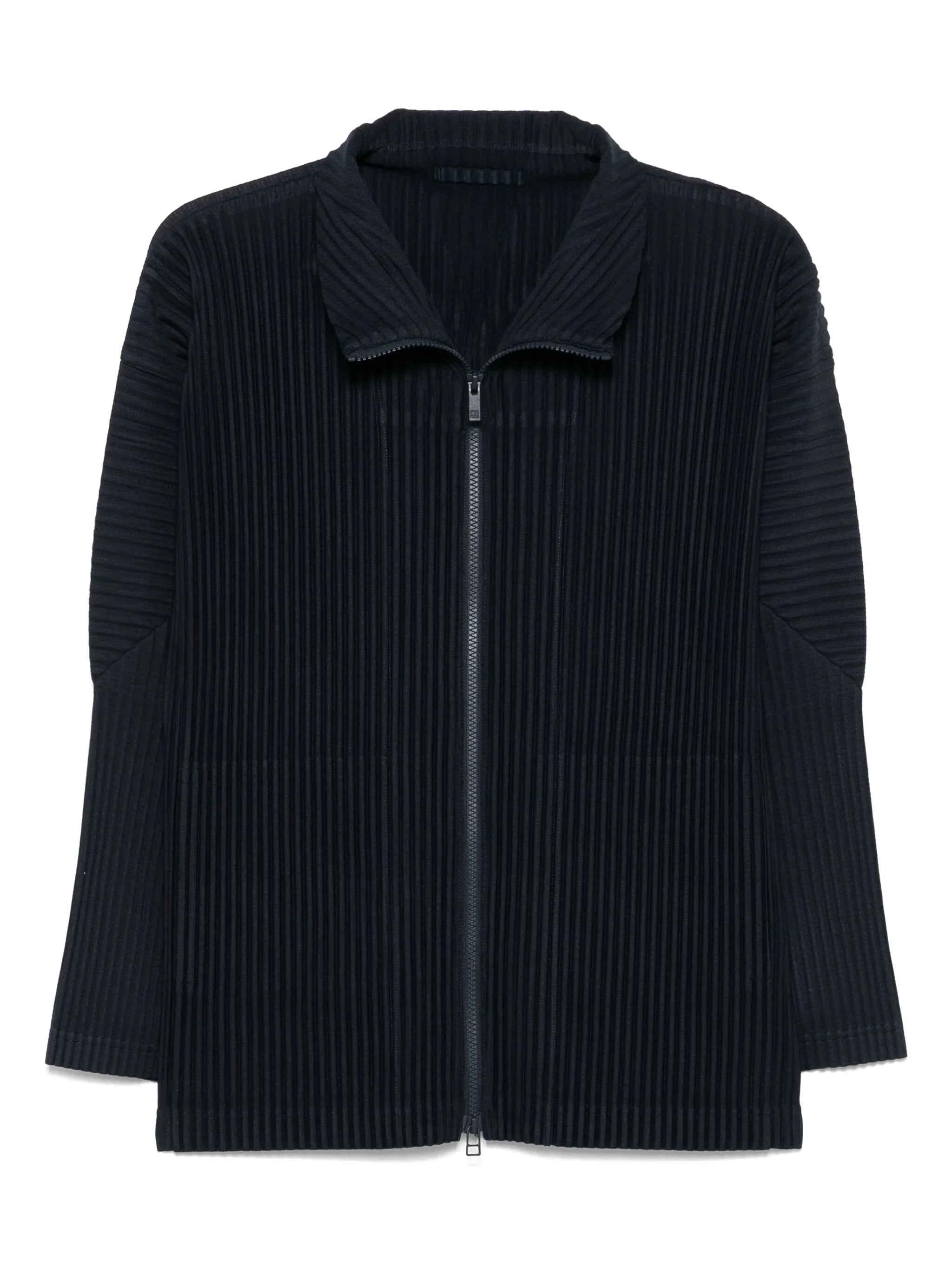 SS25 Zip Up Jacket in Navy from Homme Plissé Issey Miyake