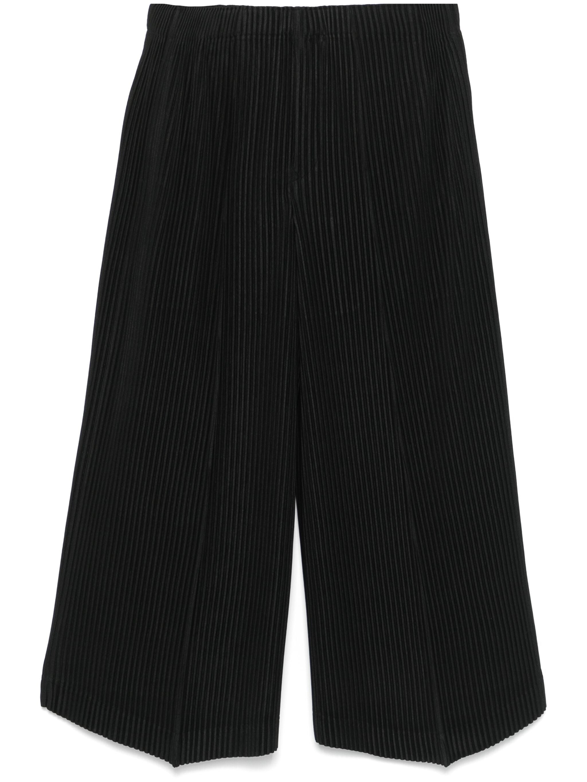 MC December Pants in Black Issey Miyake Homme Plissé