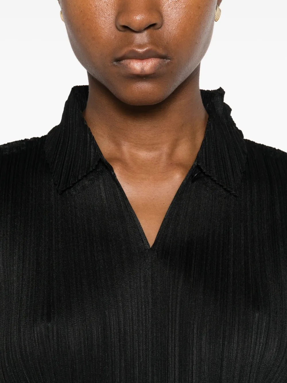 August AW25 Shirt - Black-[-Issey Miyake Pleats Please-5