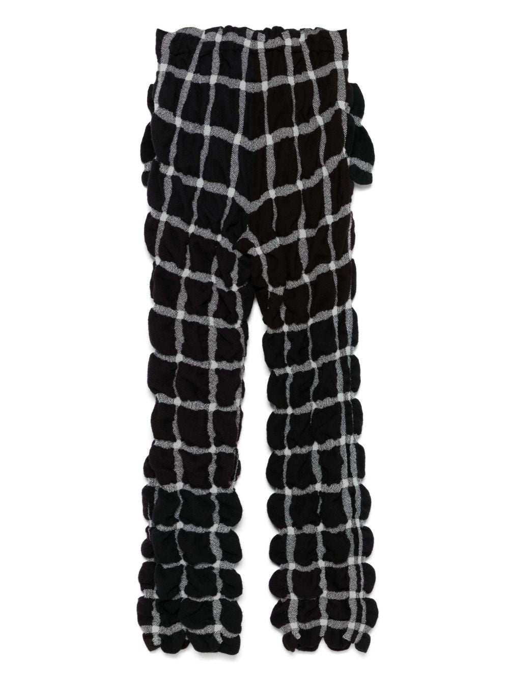 Prism Check Pants in Charcoal from Issey Miyake Mainline