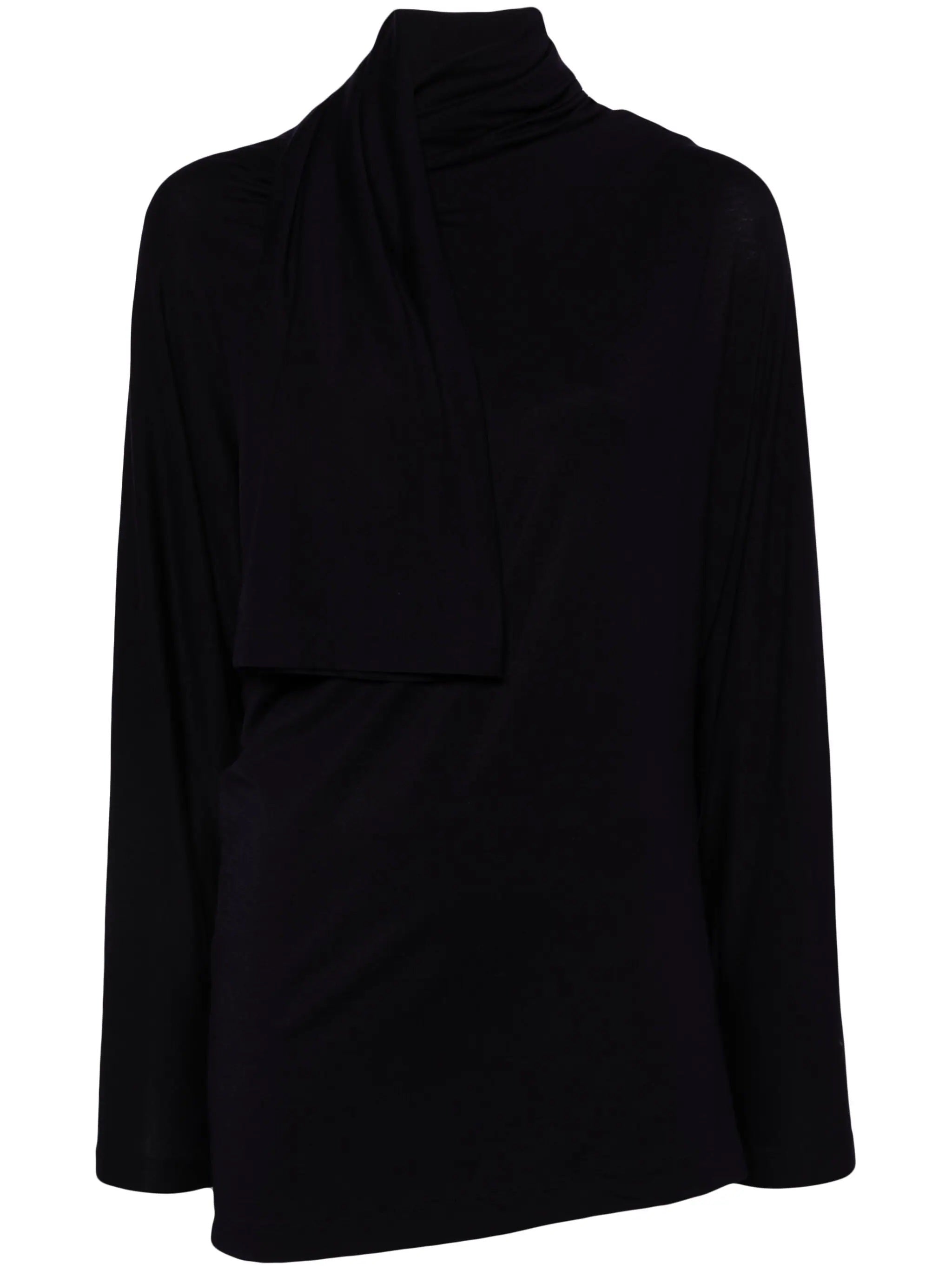 Wind Smooth Jersey Shirt - Dark Navy-[-Issey Miyake Mainline-1