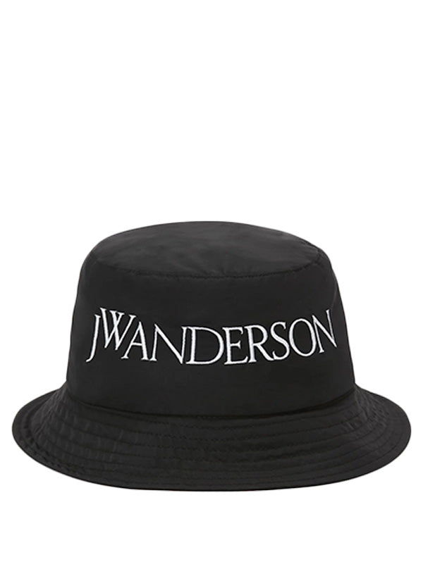 JW Anderson - JWA logo bucket hat in black - 1