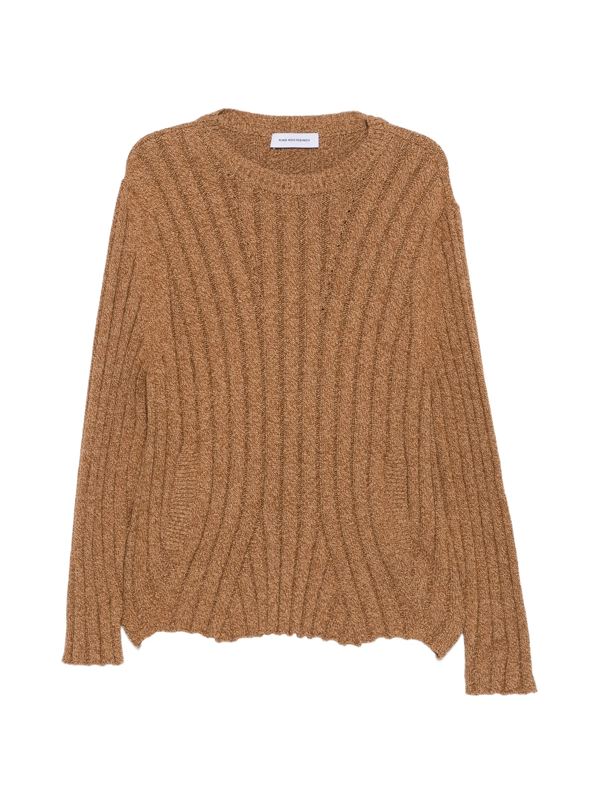 Kada Knit Pullover - Ochre Melange