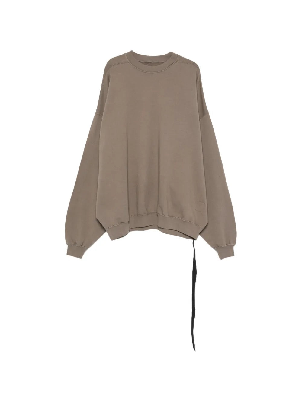 Rick Owens DRKSHDW Hun Crewneck Sweatshirt in Dust front view