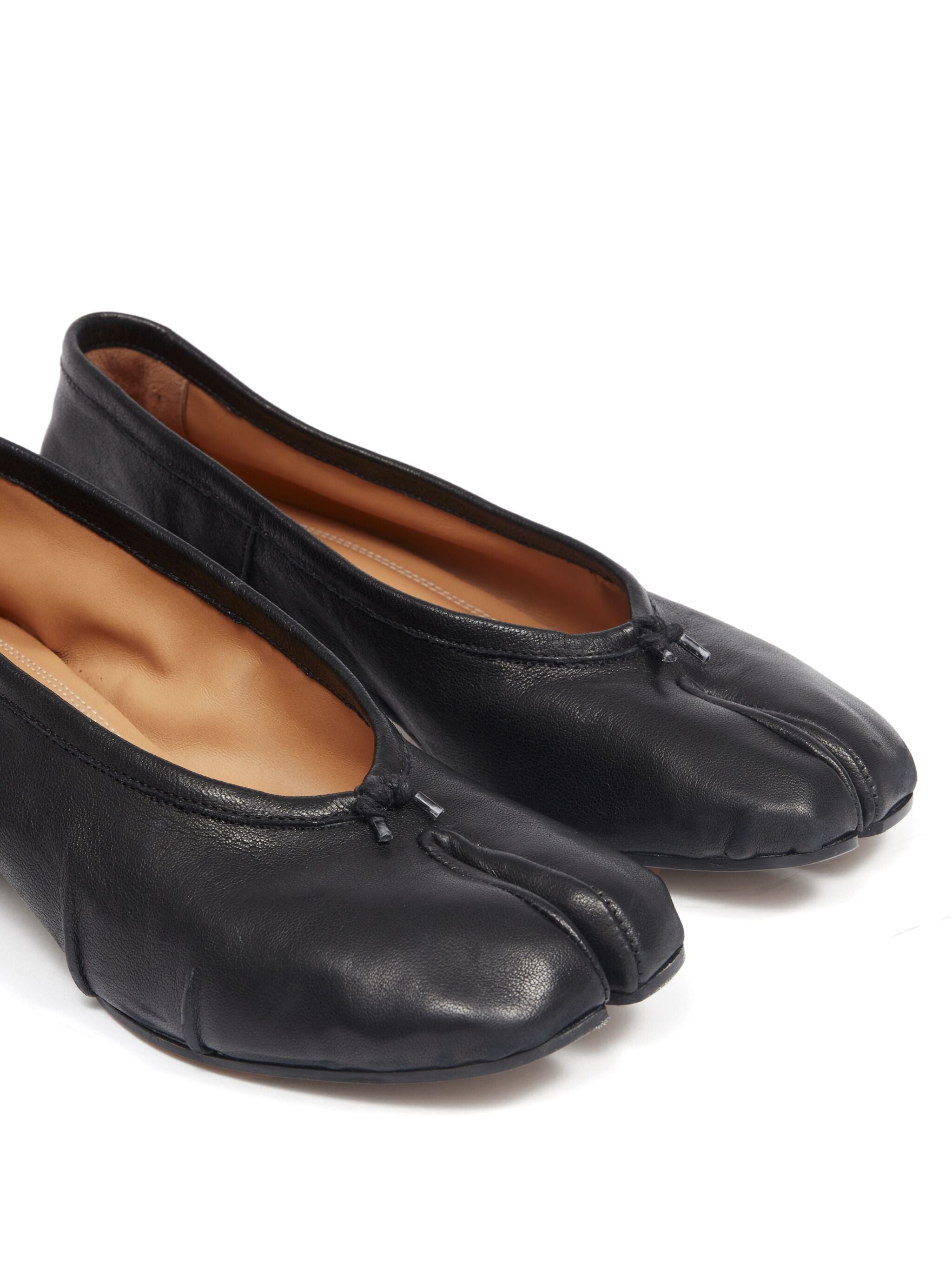 30mm Ballerina Tabi Pumps in Black from Maison Margiela