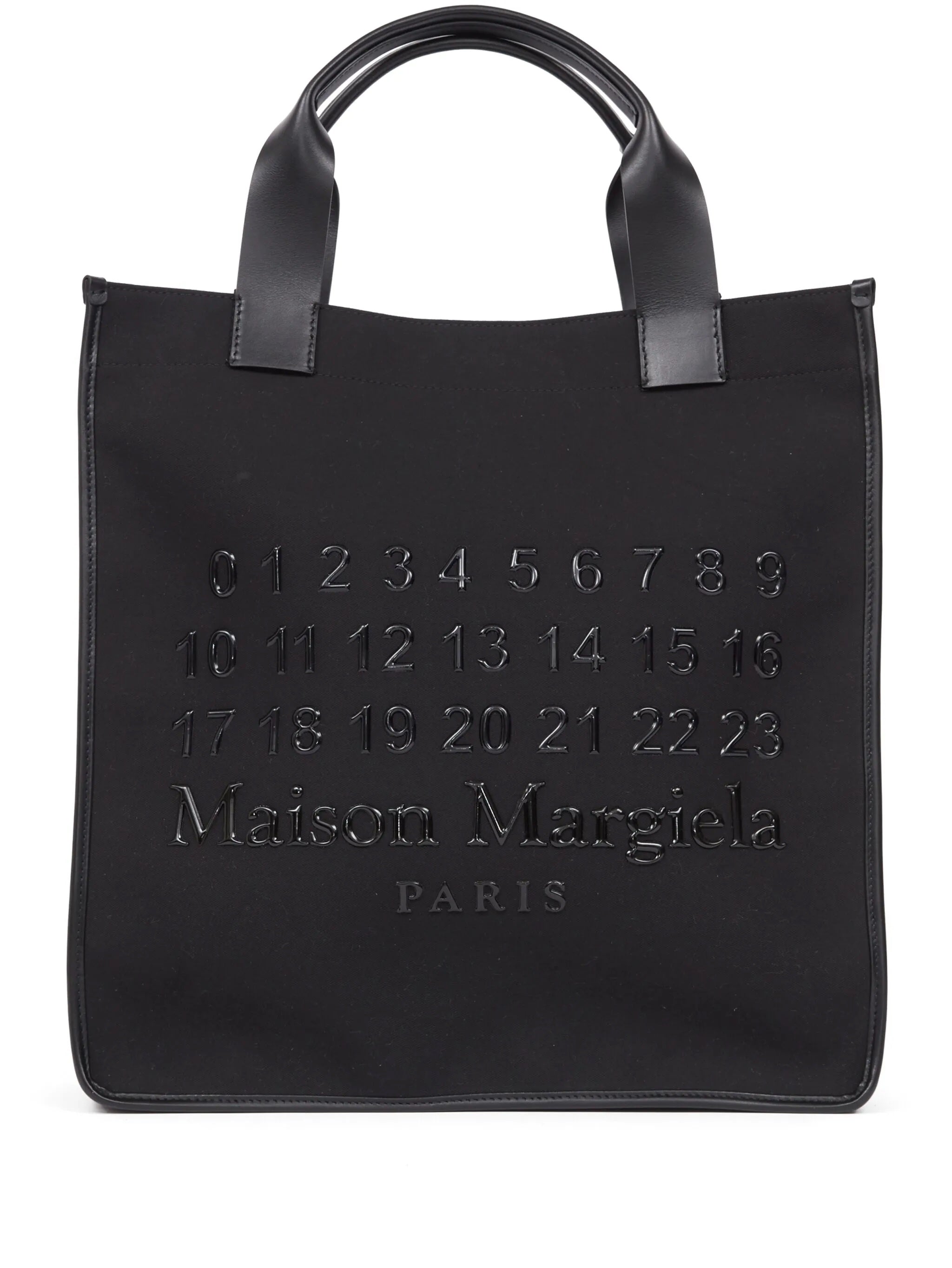 Cabas Shopping Bag Vertical in Black from Maison Margiela