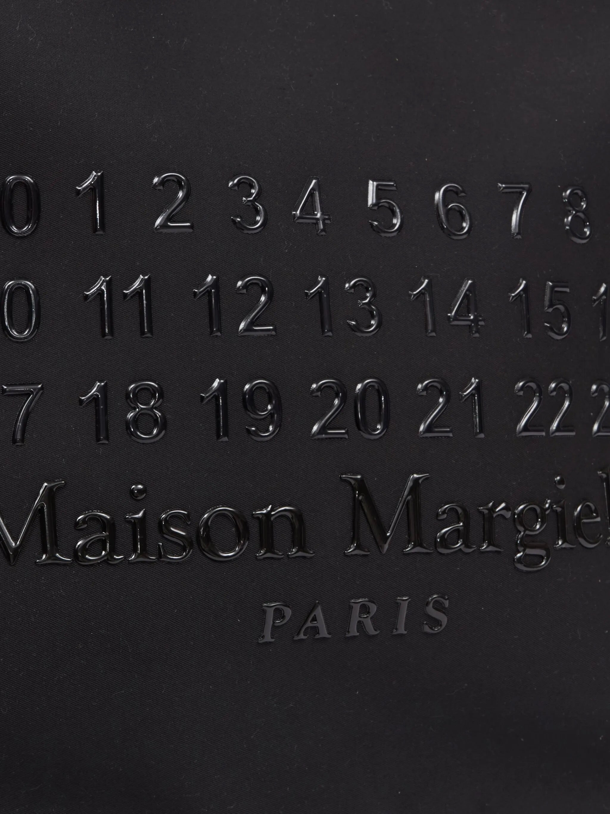Cabas Shopping Bag Vertical in Black from Maison Margiela