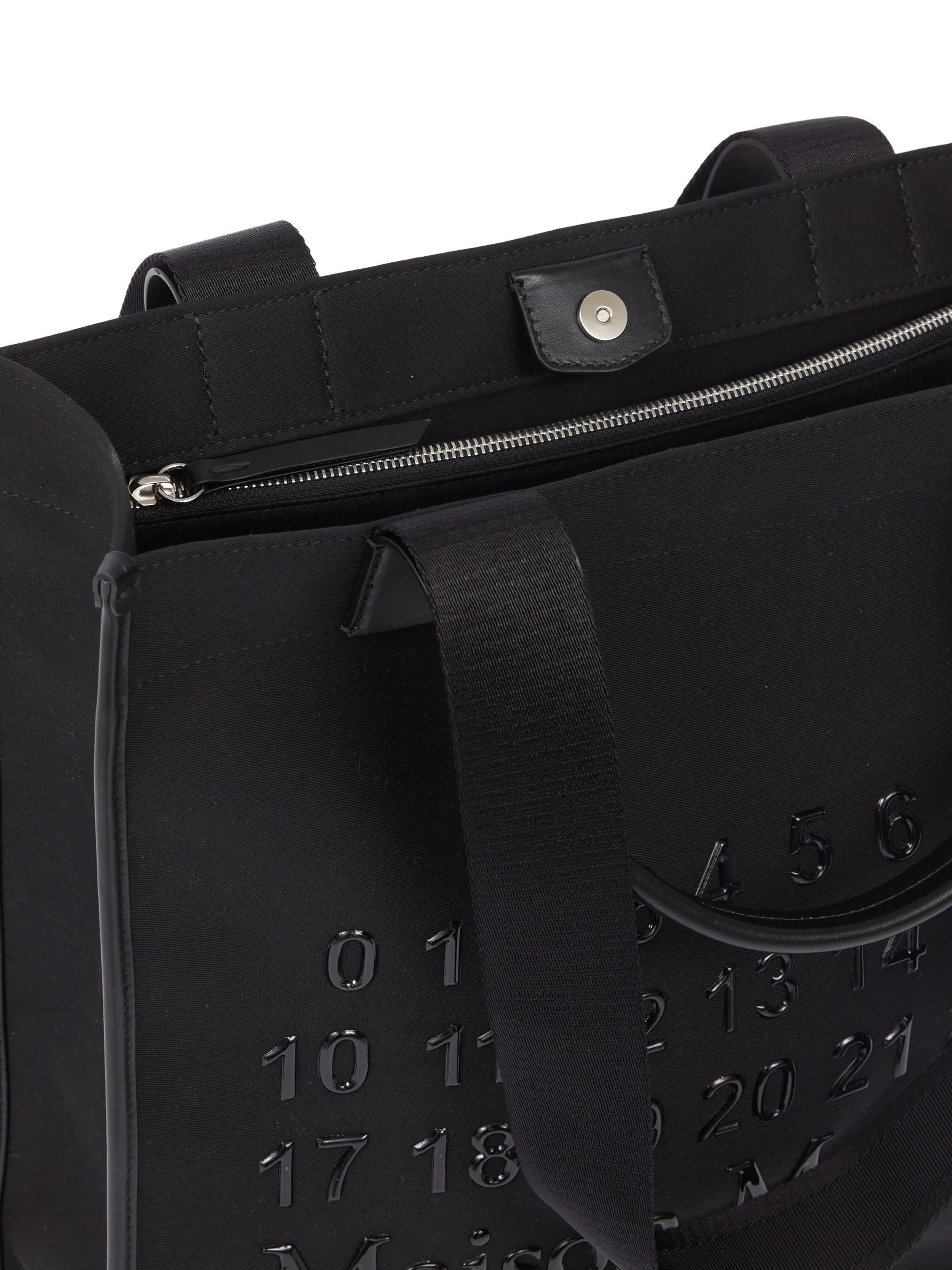 Cabas Shopping Bag Vertical in Black from Maison Margiela