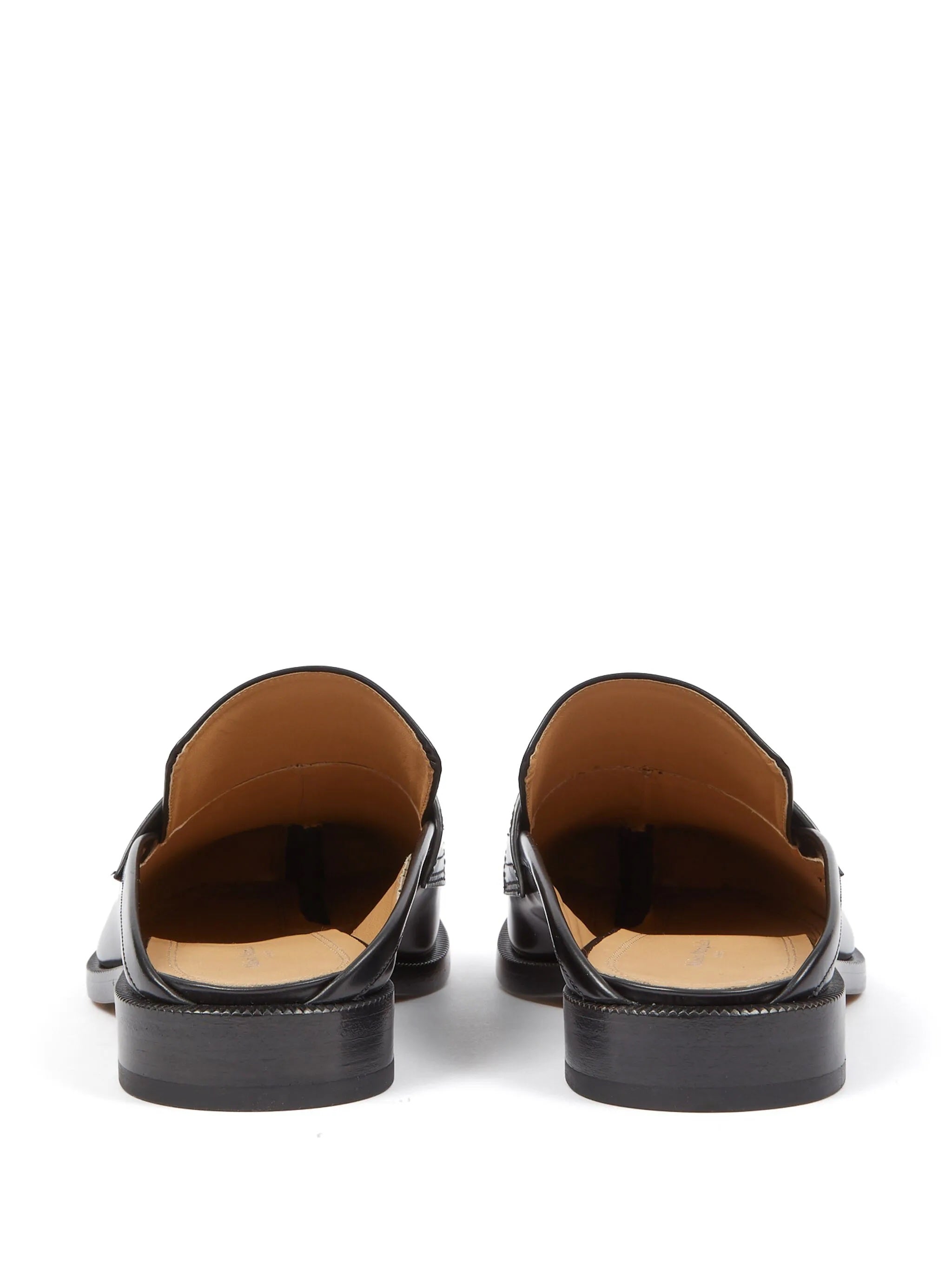 Female Tabi City Loafer Mules - Black-[-Maison Margiela-3