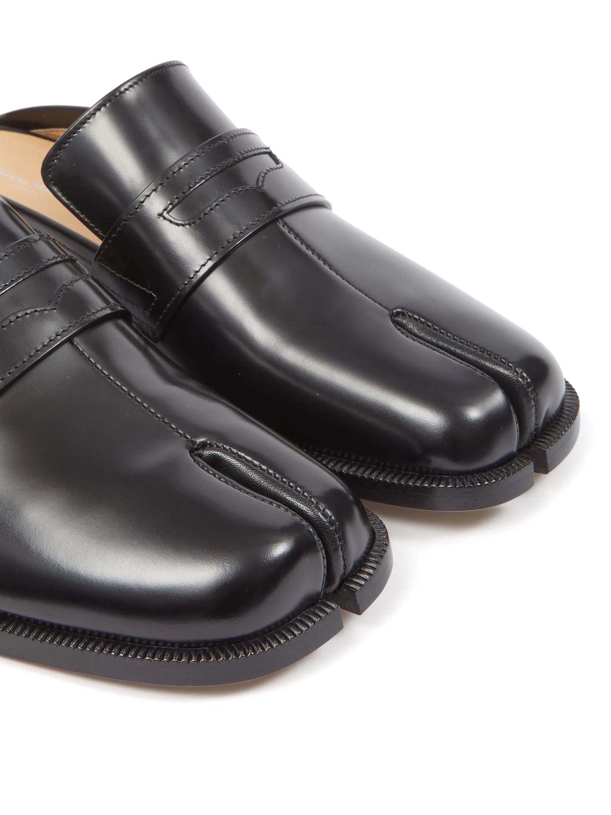Female Tabi City Loafer Mules - Black-[-Maison Margiela-5